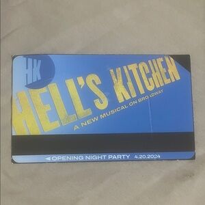 Hell's Kitchen VIP Opening MetroCard Ticket - Pier 60 After Party Admit 3 x 5